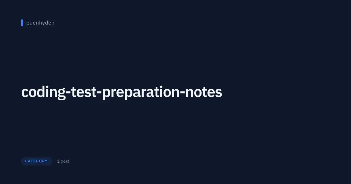 coding-test-preparation-notes