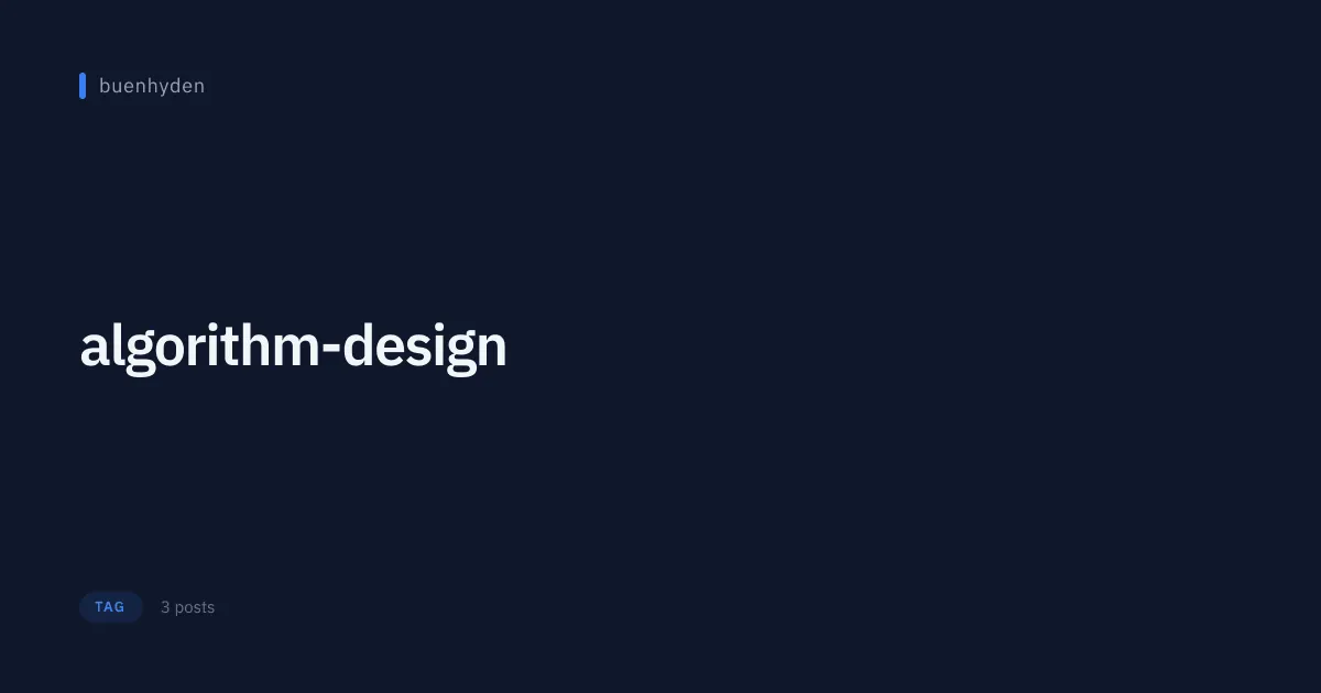 algorithm-design