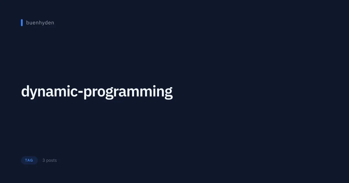 dynamic-programming