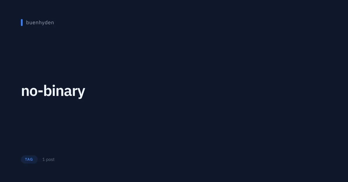 no-binary